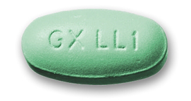 green oval tablet with "GX LLI" imprint