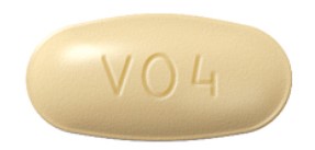 oval yellow tablet