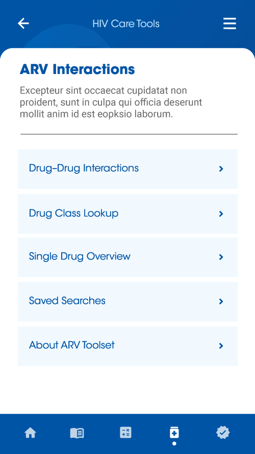 landing page