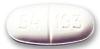 oval white pill