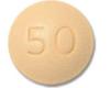 round light orange tablet