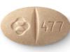 oval orange tablet 