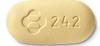 oval yellow tablet