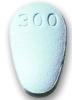 light blue oval tablet