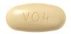 oval yellow tablet
