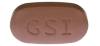 purplish brown, capsule-shaped, debossed with "GSI" on one side and "9883" on the other side
