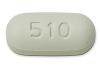 green, capsule-shaped tablets, debossed with "GSI" on one side of the tablet and the number "510" on the other side
