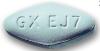 oval light blue tablet